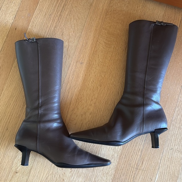 PRADA chocolate-colored boots - Picture 3 of 6